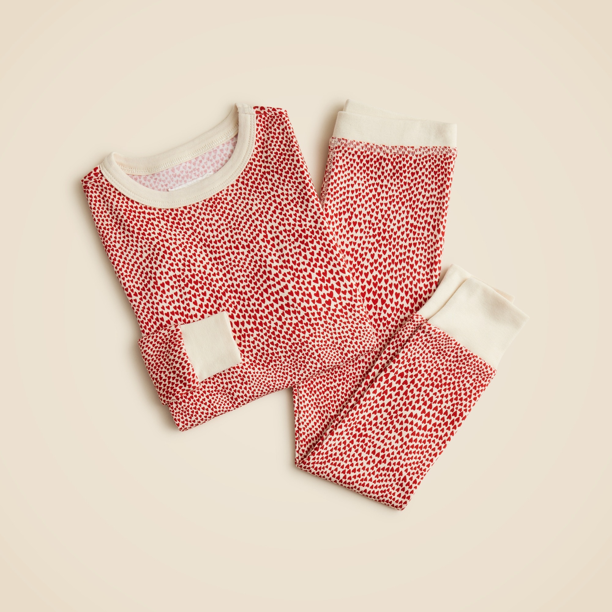  Girls' long-sleeve printed sleep set