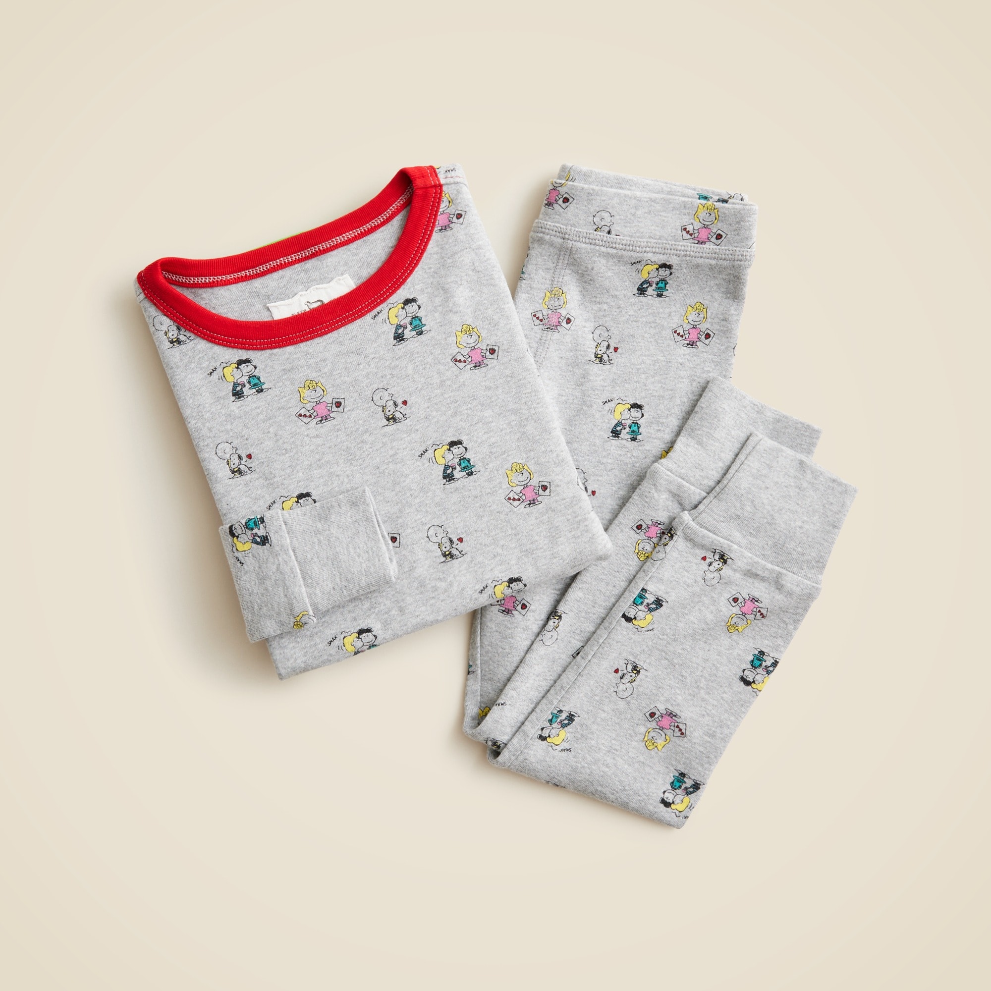 girls Kids' Peanuts&reg; X Crewcuts Snoopy and gang long-sleeve pajama set