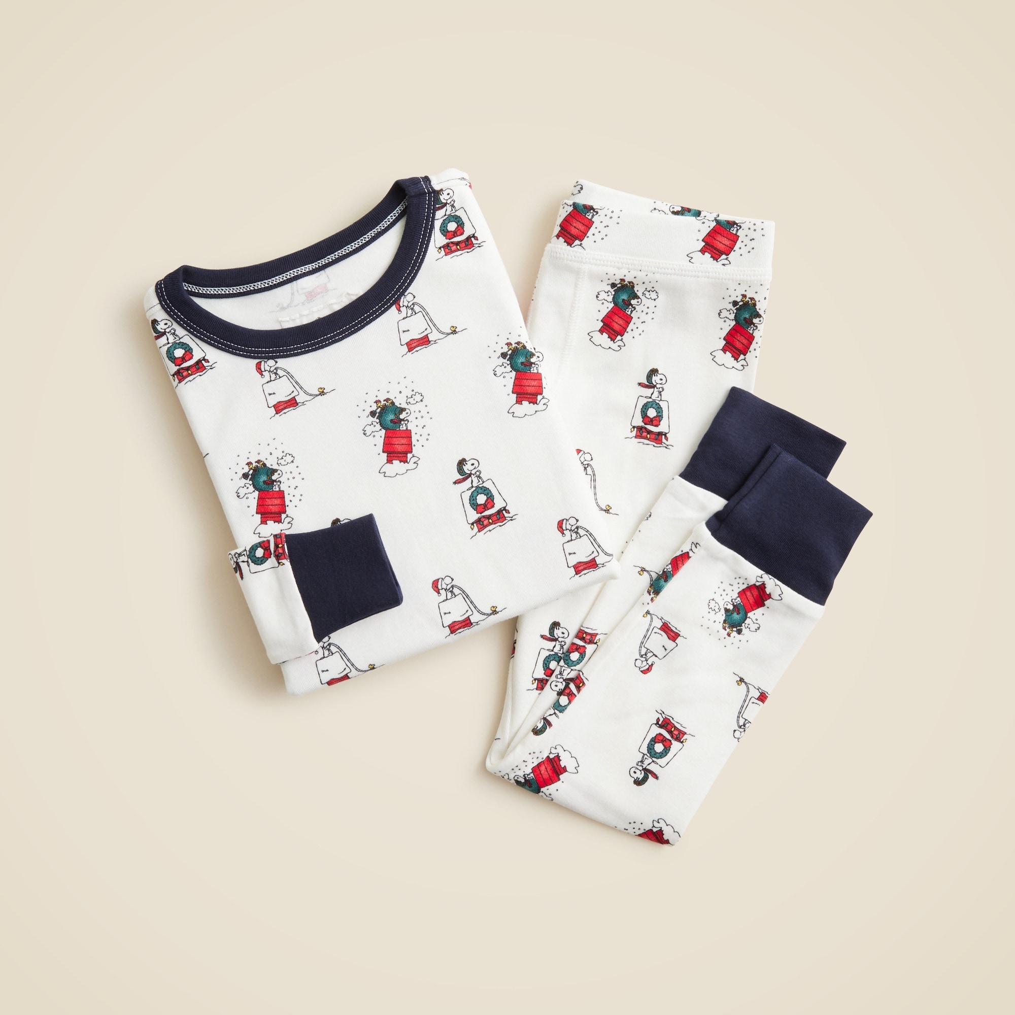 girls Kids' Peanuts&reg; X Crewcuts Snoopy and gang long-sleeve pajama set