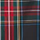 Embellished gar&ccedil;on shirt in Stewart tartan cotton poplin BLACK RED TARTAN