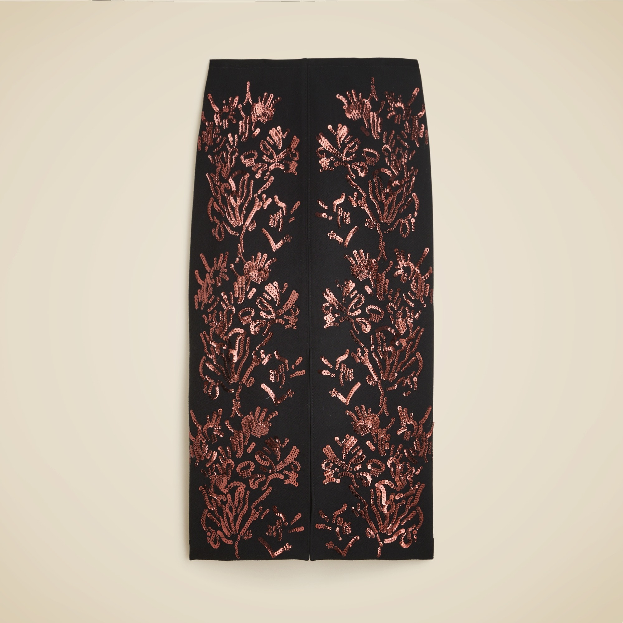 womens Collection embellished double-cloth midi pencil skirt