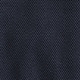 Long-sleeve cotton mesh-stitch johnny-collar sweater-polo DARKEST INDIGO NAVY