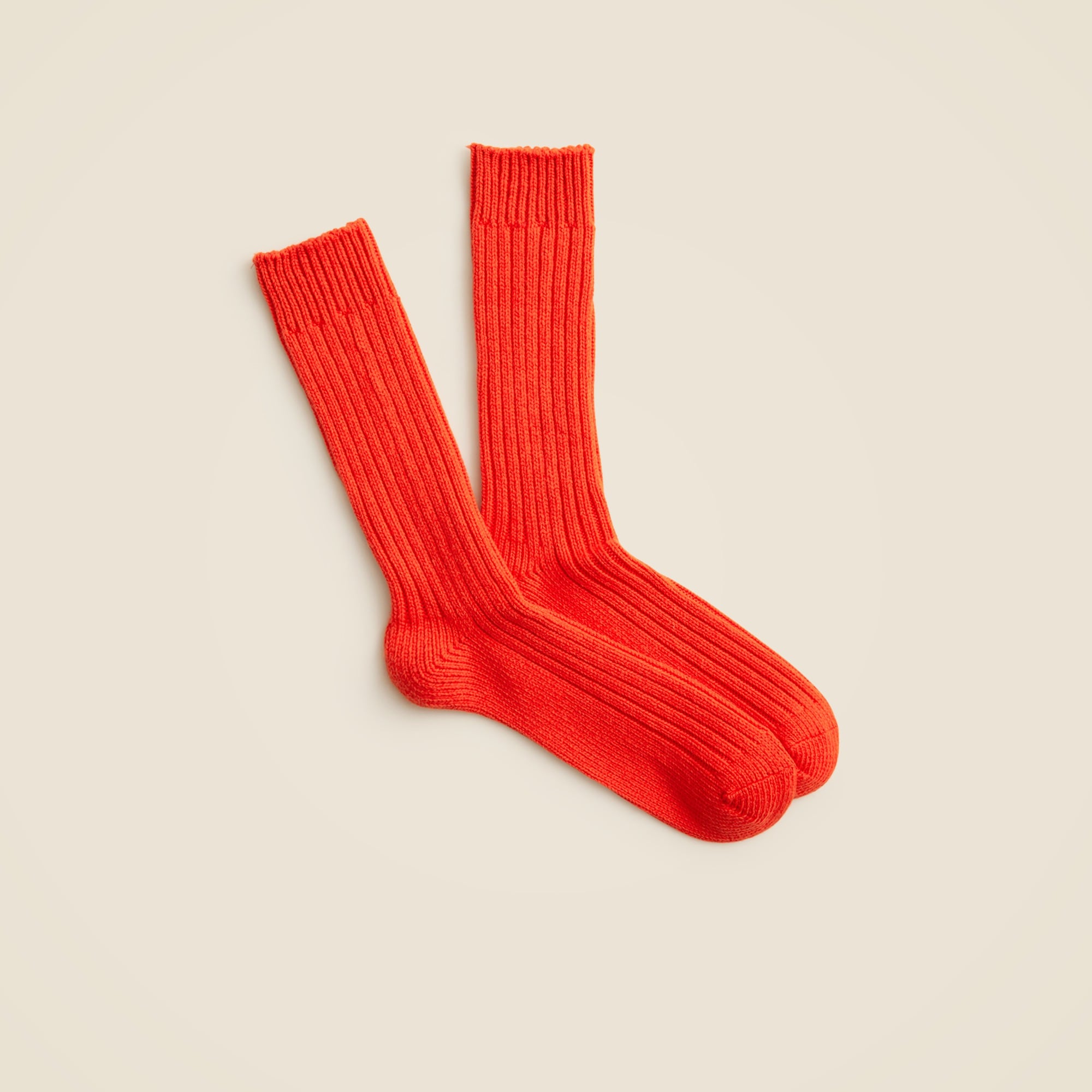 mens Ribbed wool-blend socks