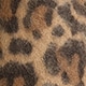 Brushed cashmere scarf in leopard print LEOPARD BROWN