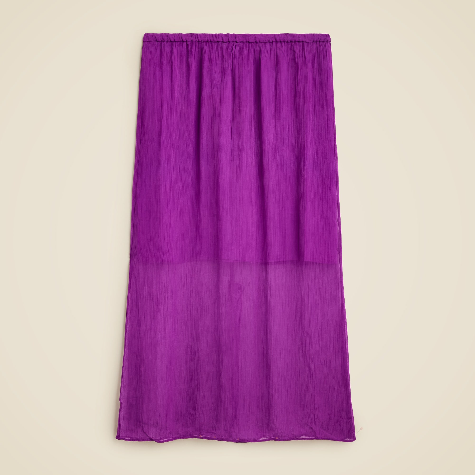  Gwyneth layered slip skirt in crinkle chiffon