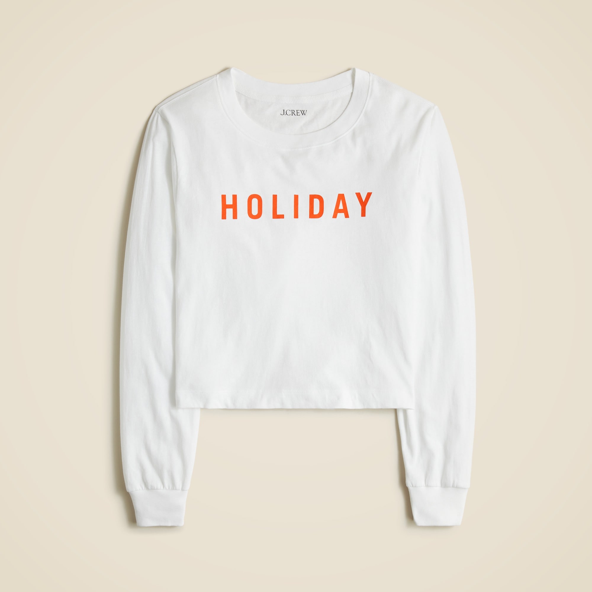  Limited-edition Holiday X J.Crew vintage jersey long-sleeve T-shirt