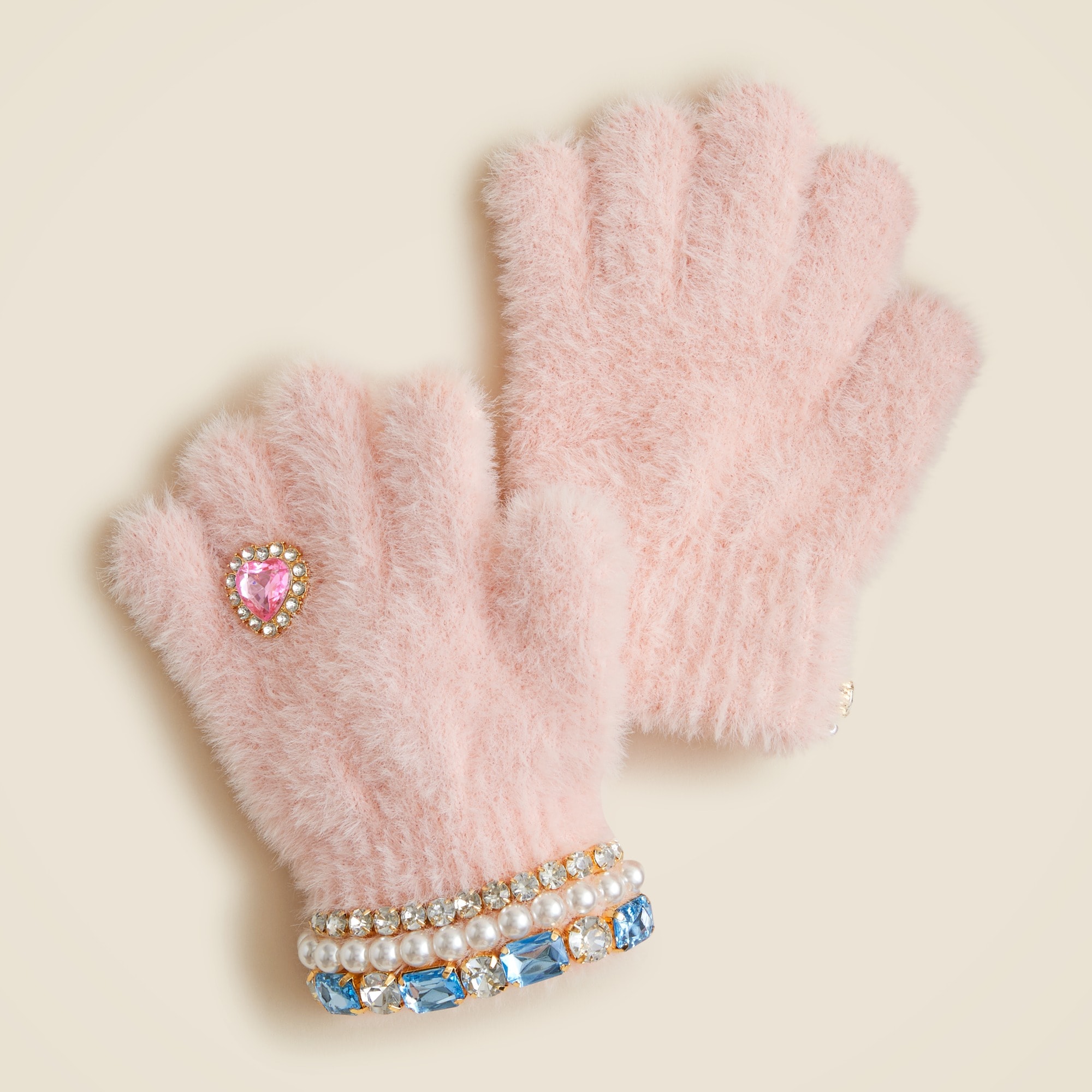 girls Super Smalls girls' embellished gloves