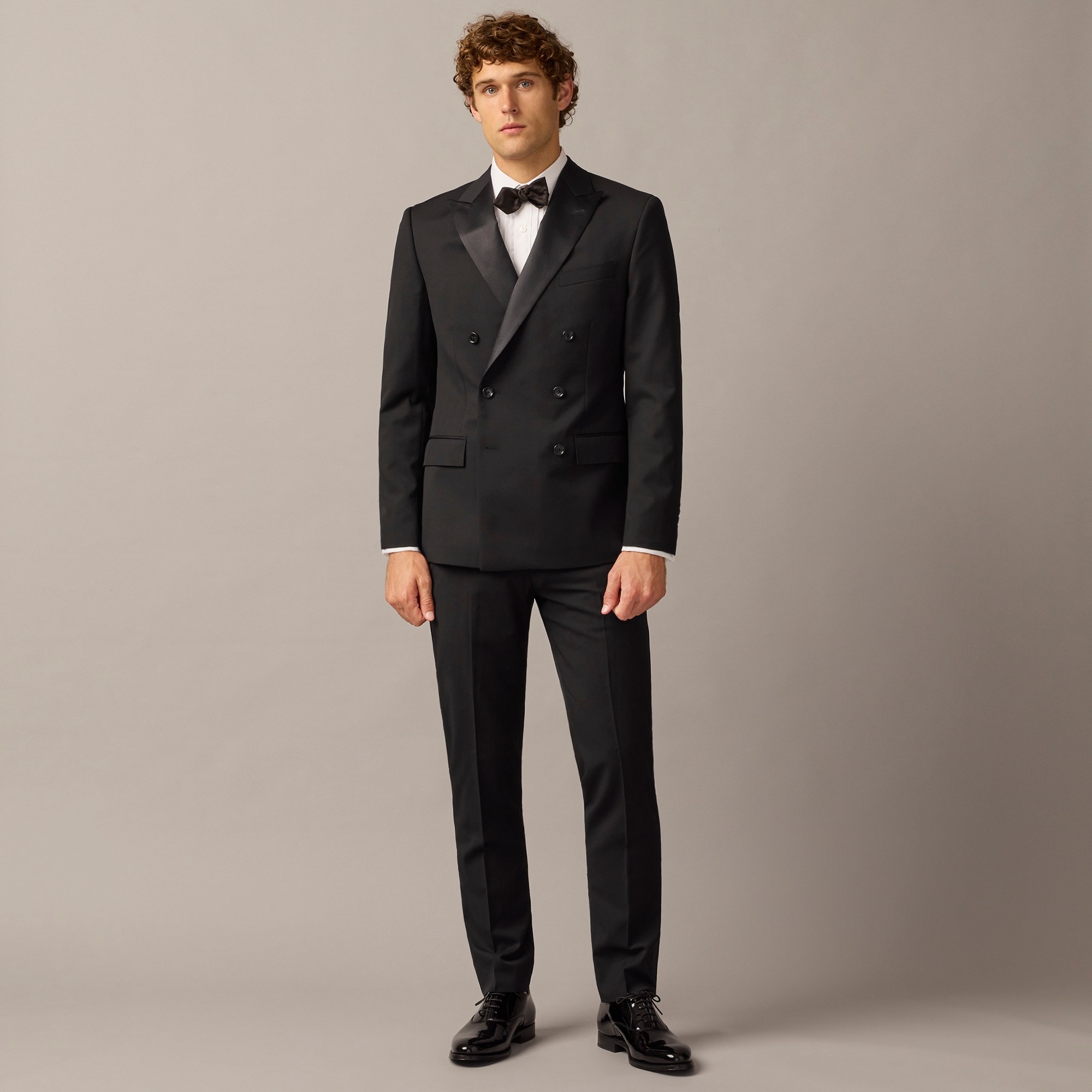 mens Ludlow Slim-fit double-breasted tuxedo jacket in Italian wool