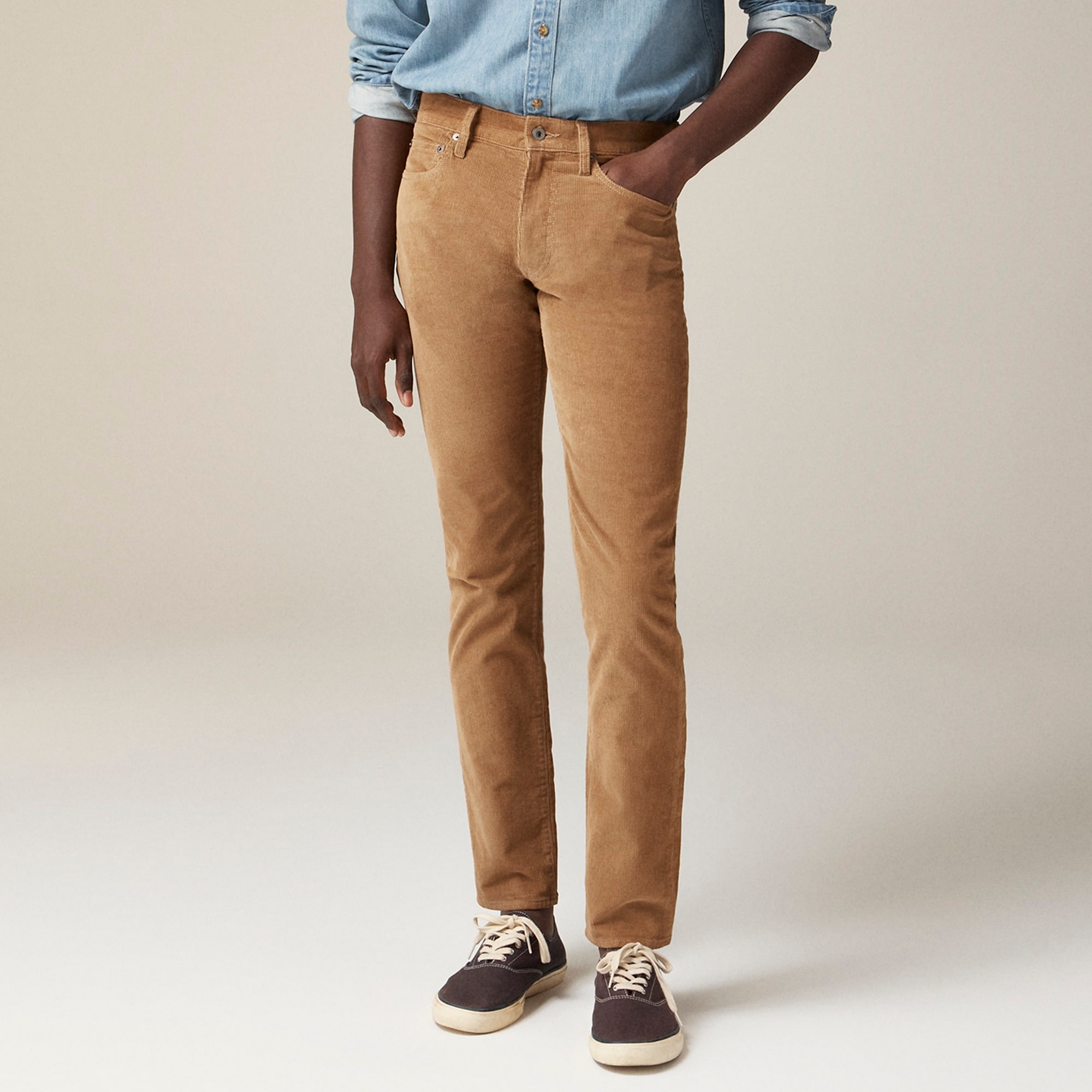 mens 484 Slim-fit pant in corduroy