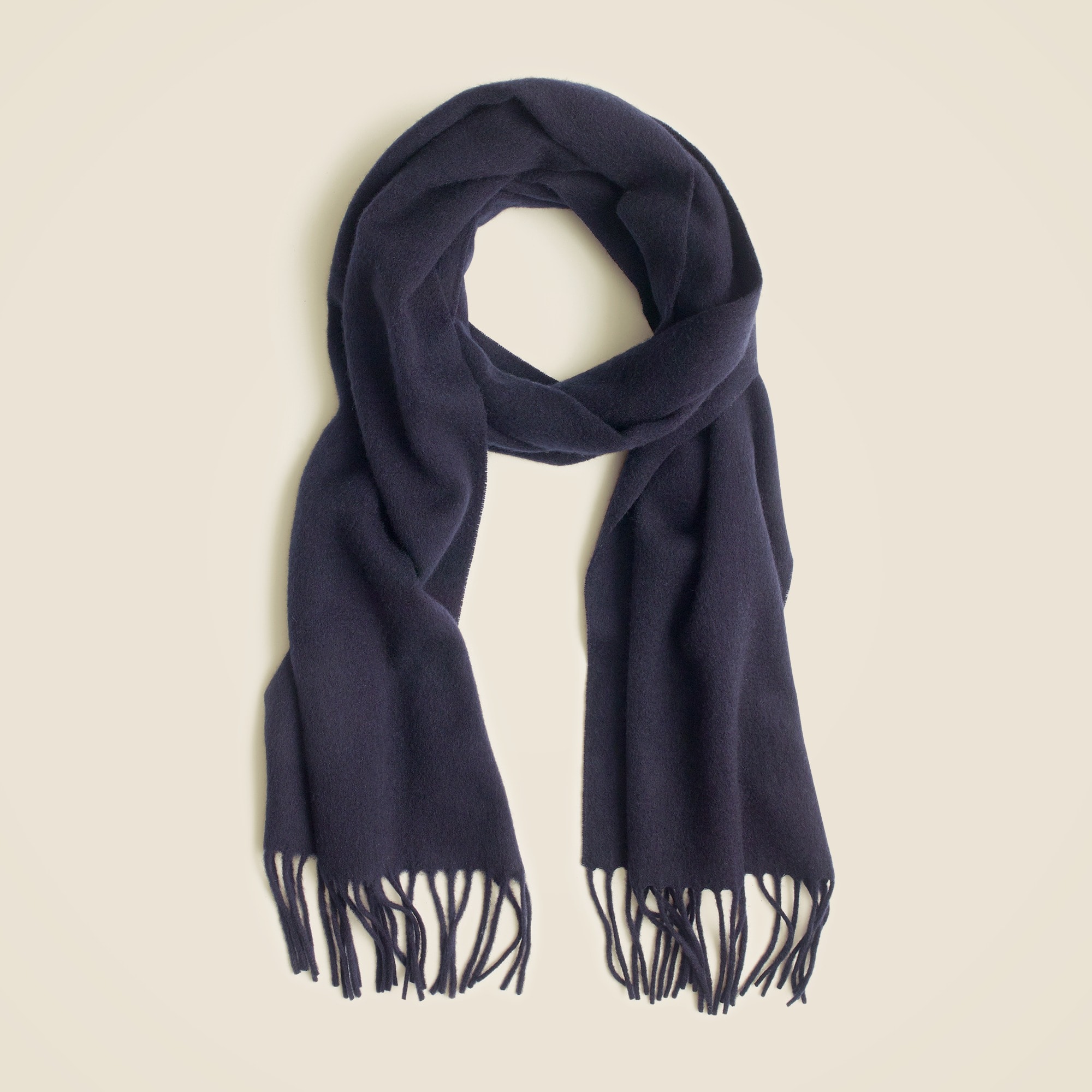 mens Solid cashmere scarf