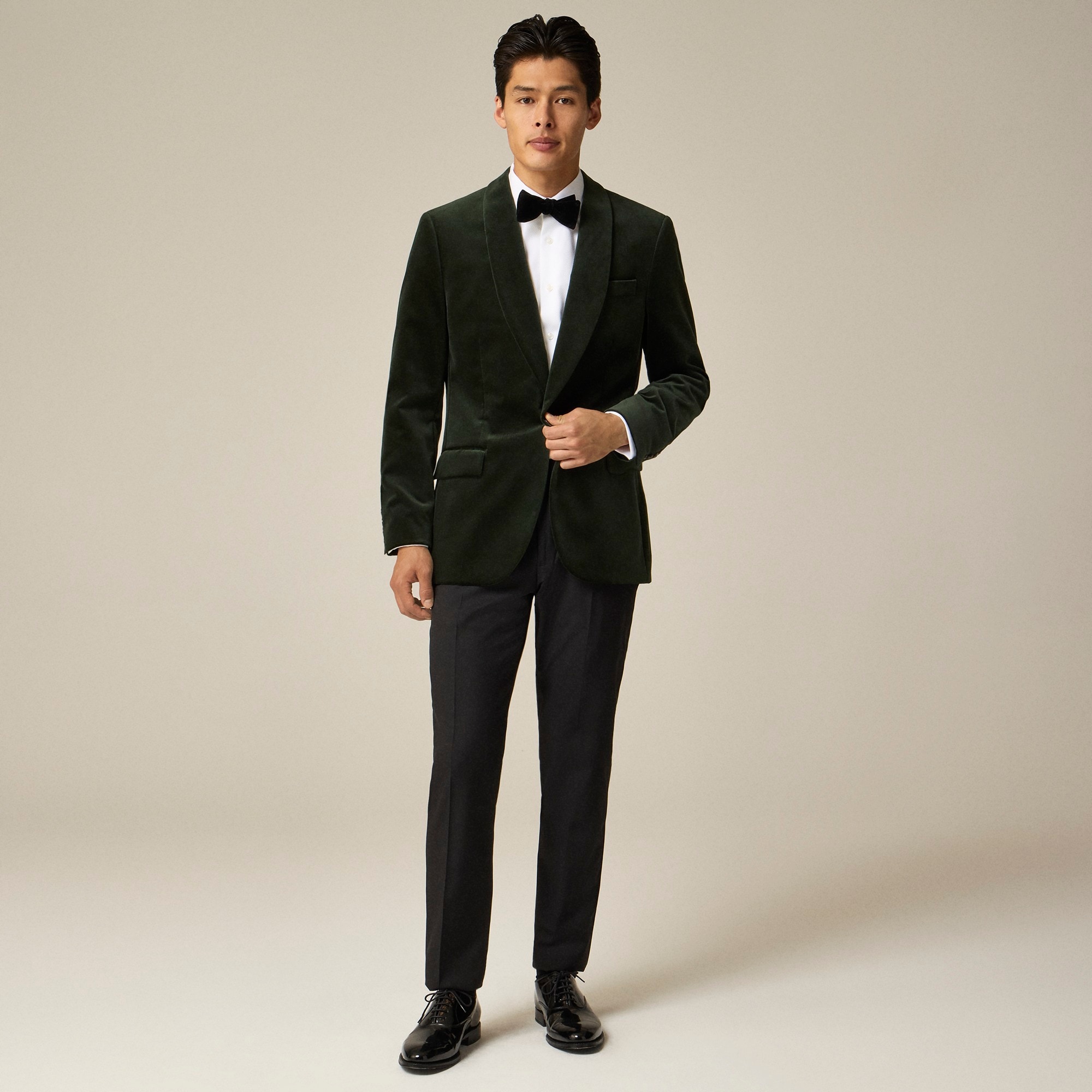 mens Ludlow Slim-fit shawl-collar tuxedo jacket in velvet