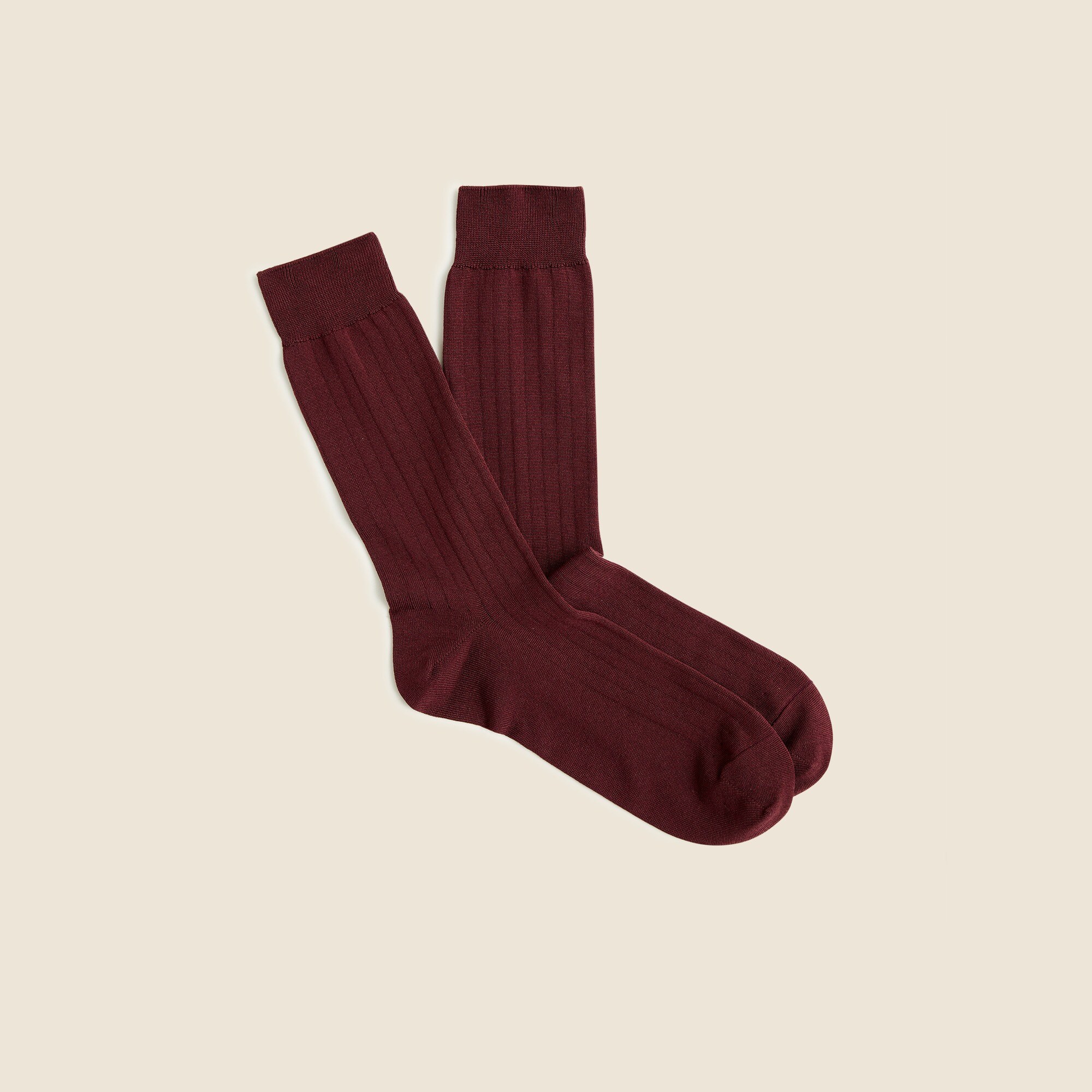 mens Ribbed dress socks