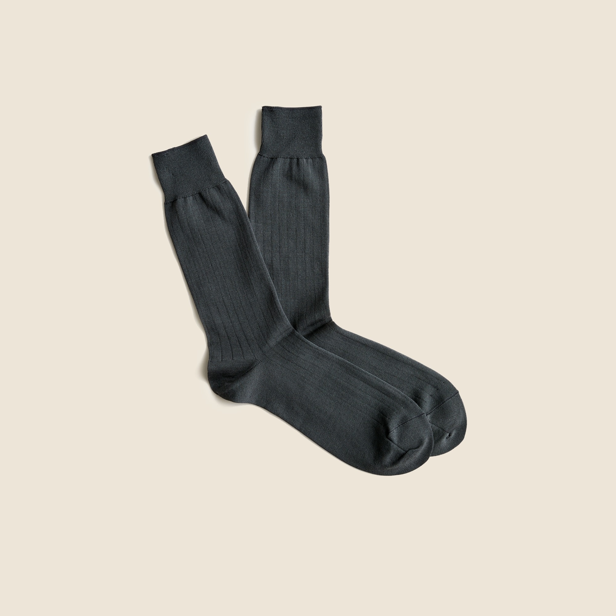 mens Ribbed dress socks