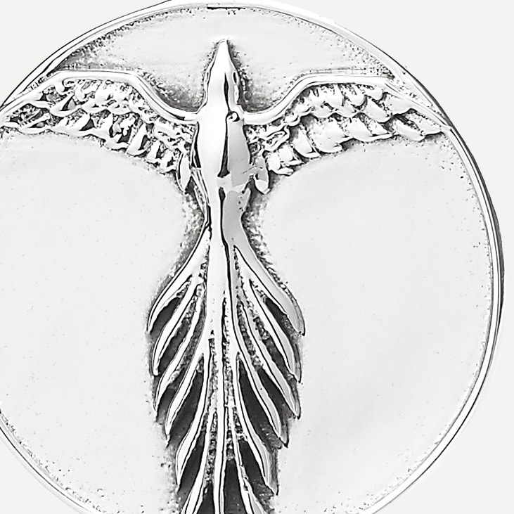 TALON JEWELRY phoenix pendant necklace SILVER