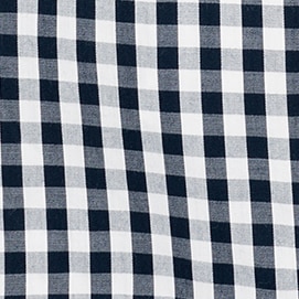 Petite Plume™ women's gingham robe NAVY