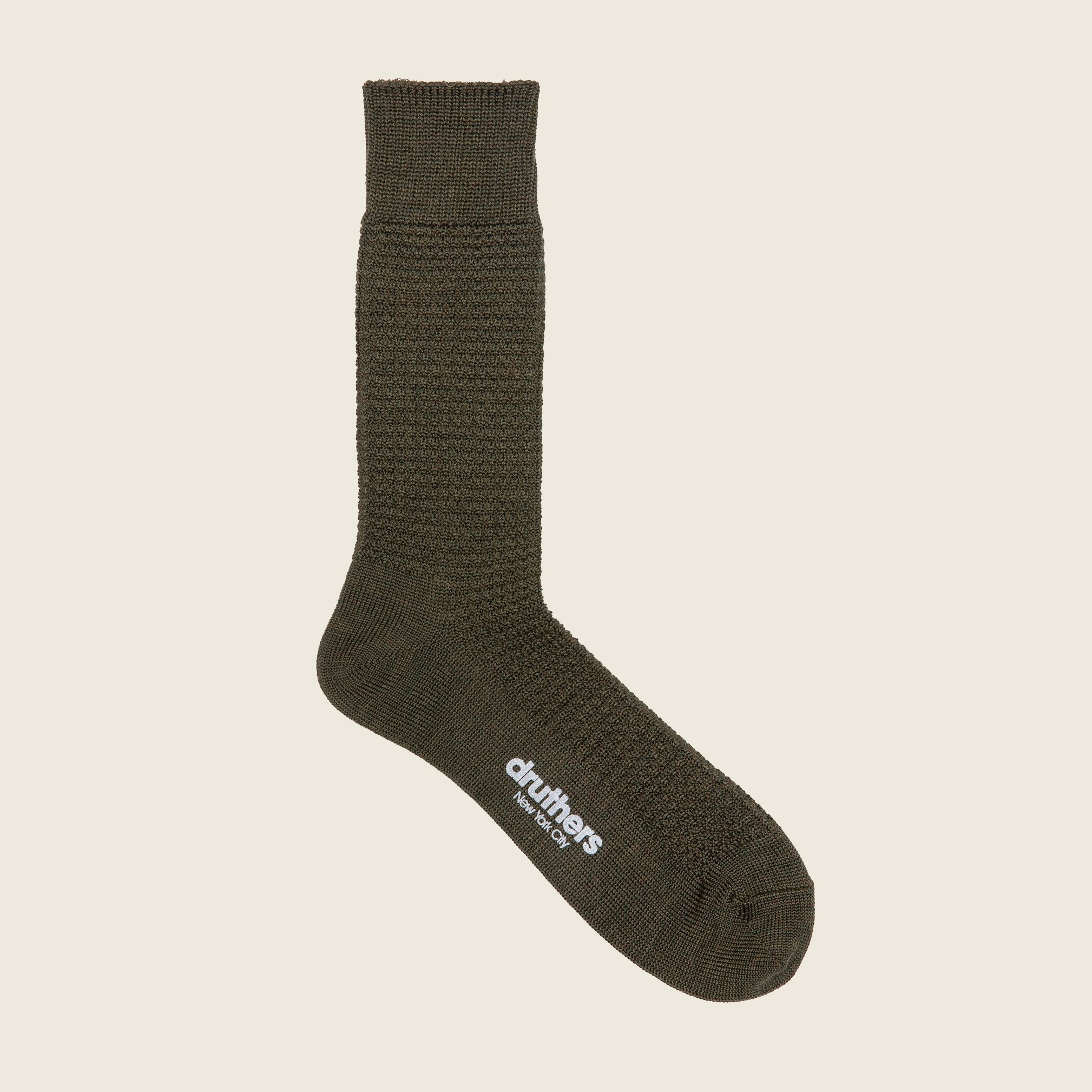  Druthers™ merino wool waffle socks