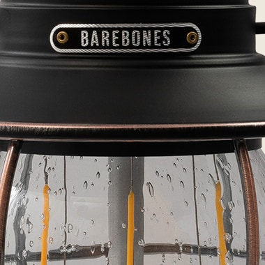 Barebones railroad lantern BLACK MULTI