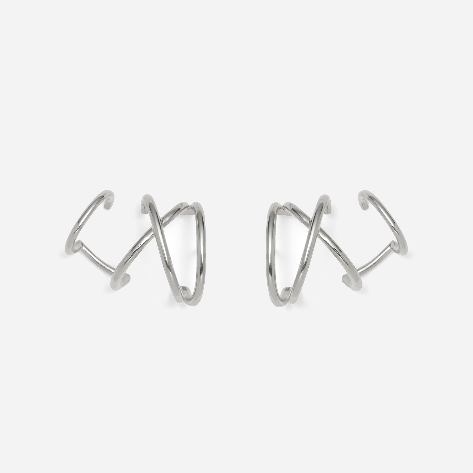 womens Lady Grey x ear cuffs