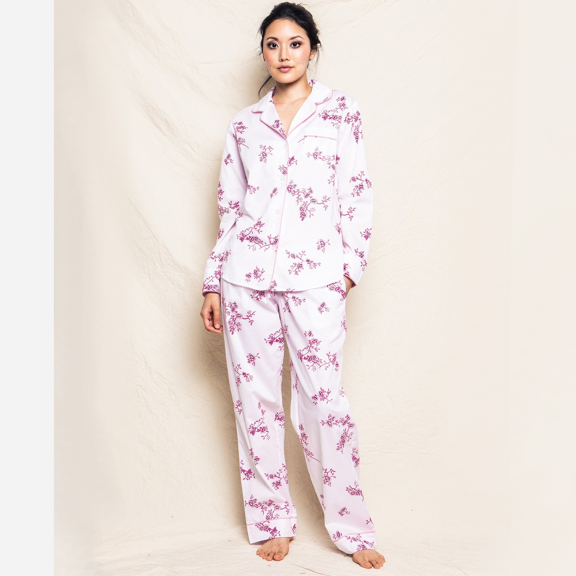 womens Petite Plume&trade; women&apos;s pajama set