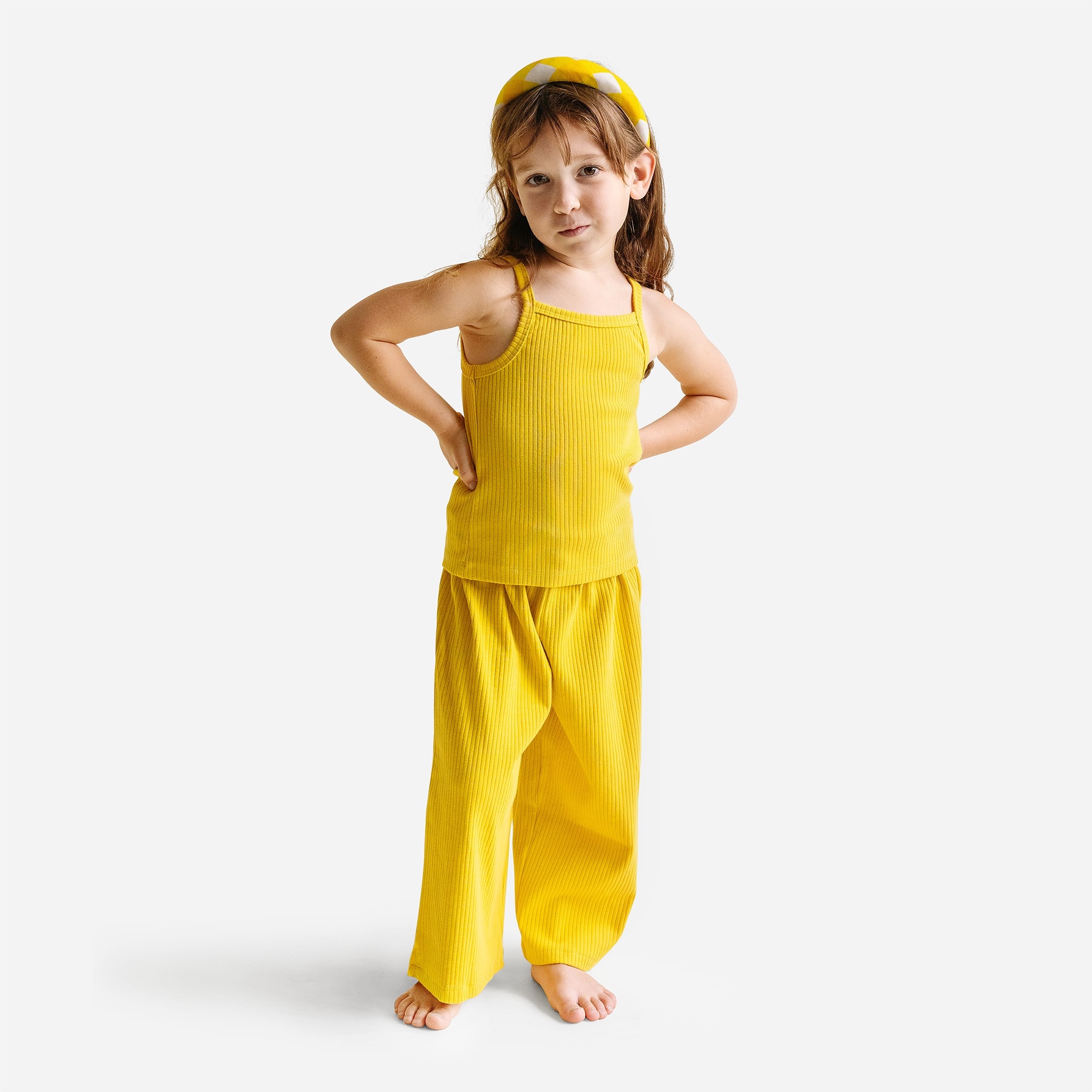 girls La Paloma™ girls' ribbed-knit cotton set