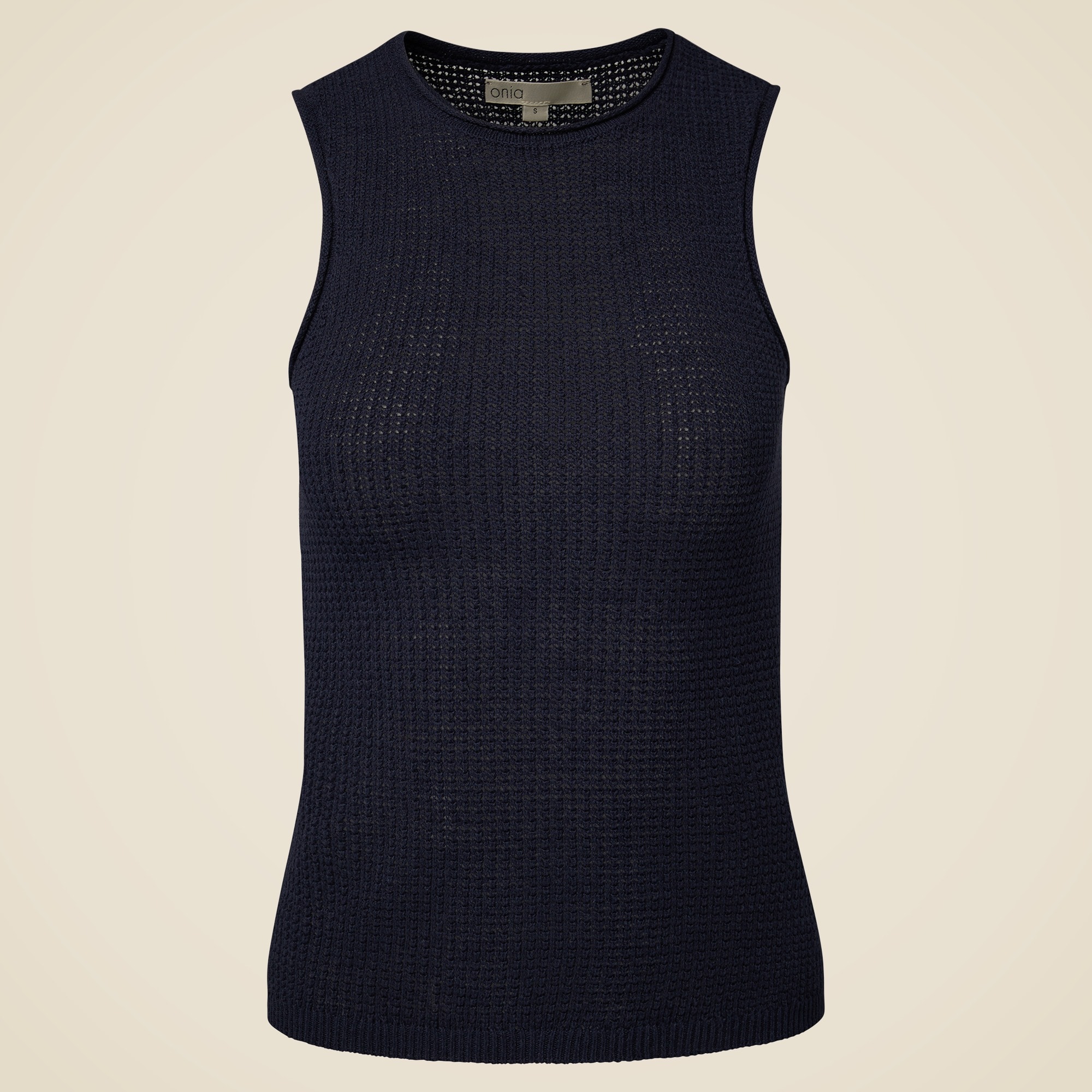 womens Onia linen knit tank top